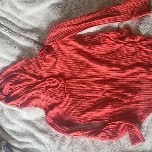 Juniors hooded shirt